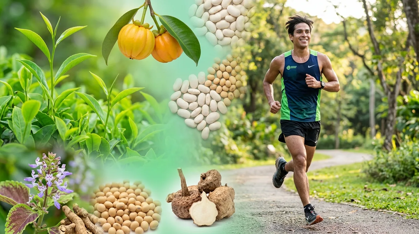 Suplemento natural TurboSlim — ingredientes de origen botánico