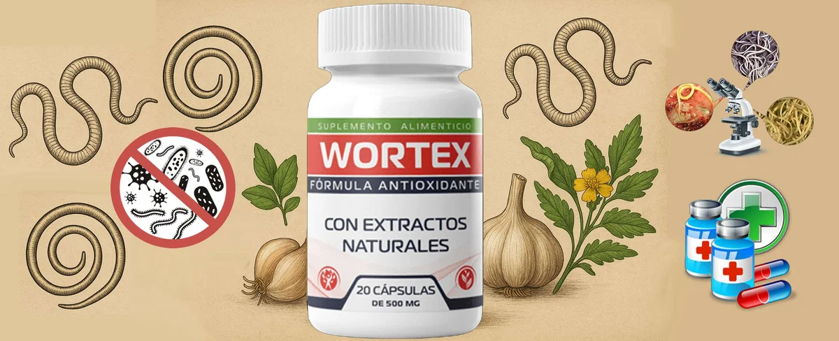 Wortex cápsulas naturales contra parásitos en México